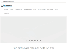 Tablet Screenshot of cubriland.com